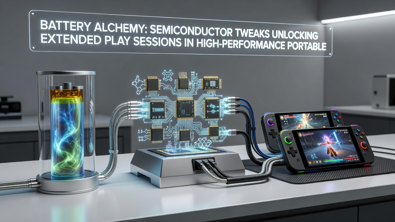 Diagram illustrating semiconductor power management layers in modern handheld consoles