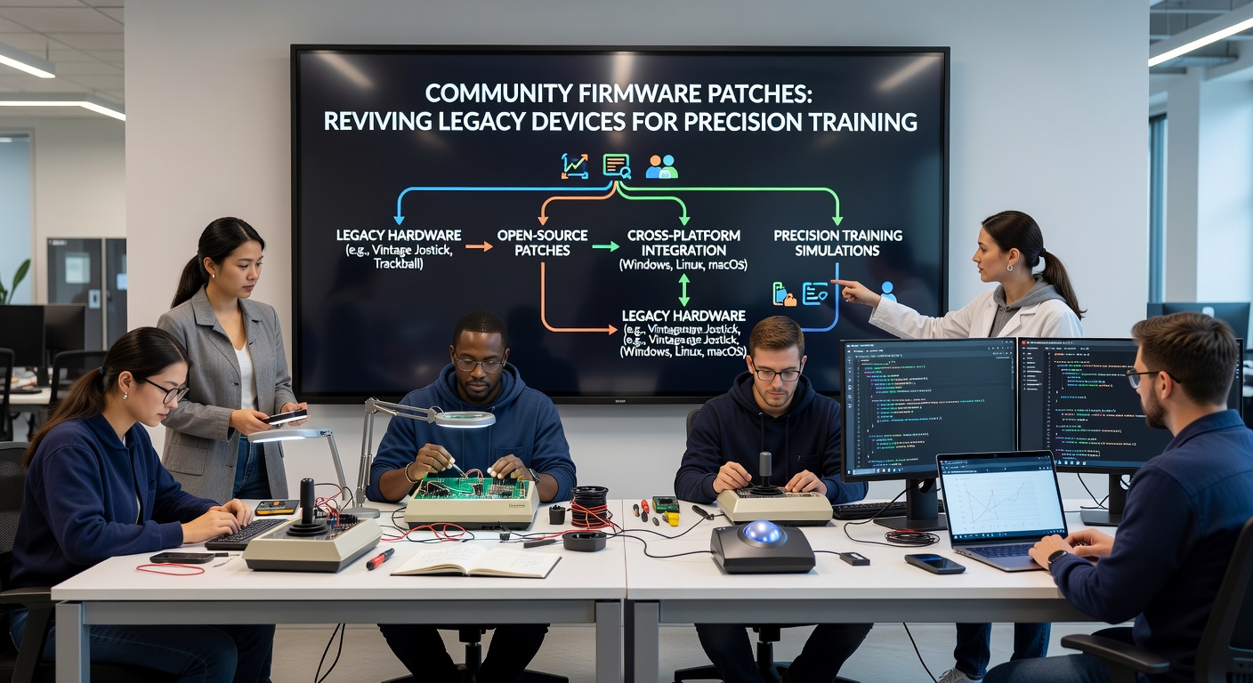 Esports athletes practicing with updated legacy controllers during a cross-platform tournament preparation session